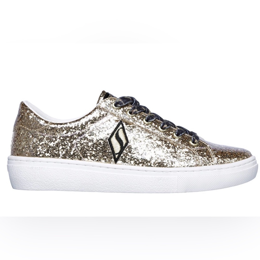 Gold Glitter Sneakers